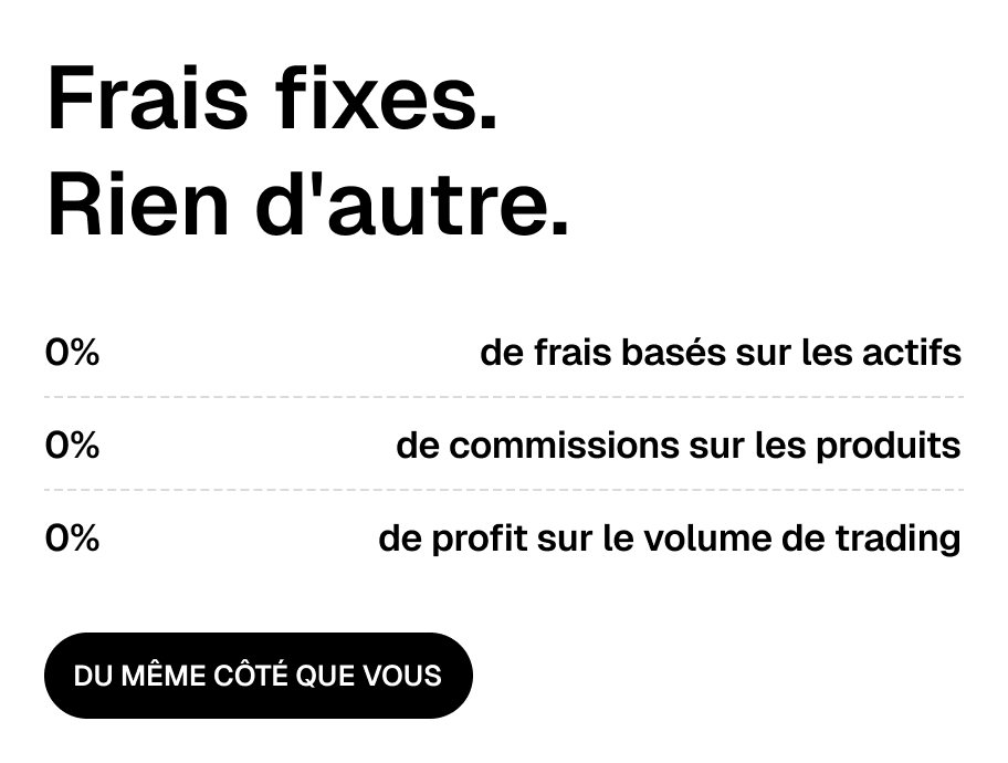 Flat fee. Nothing else.